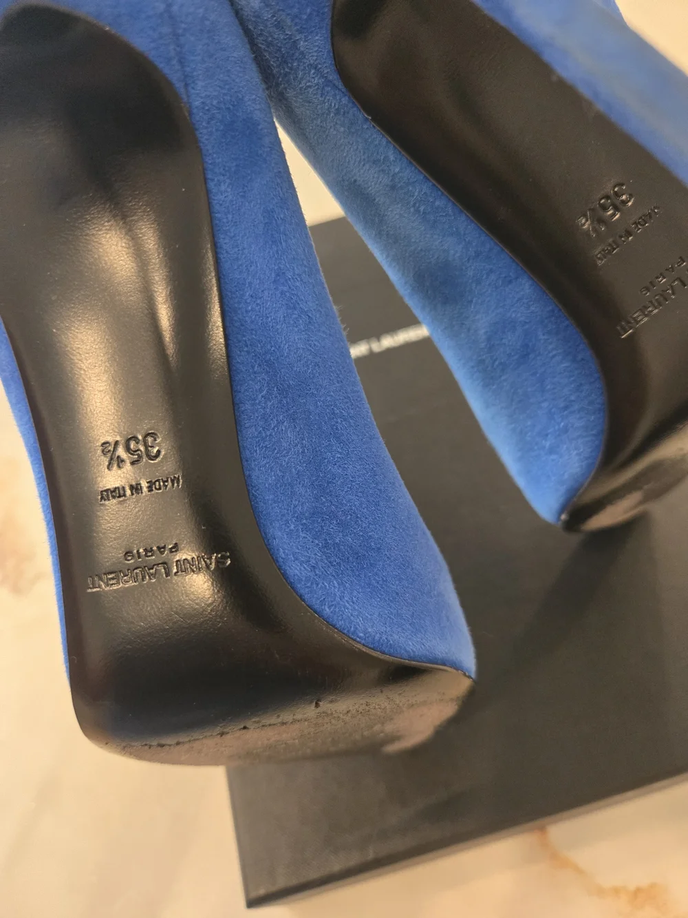 SAINT LAURENT SUEDE PUMP - Picture 5 of 12
